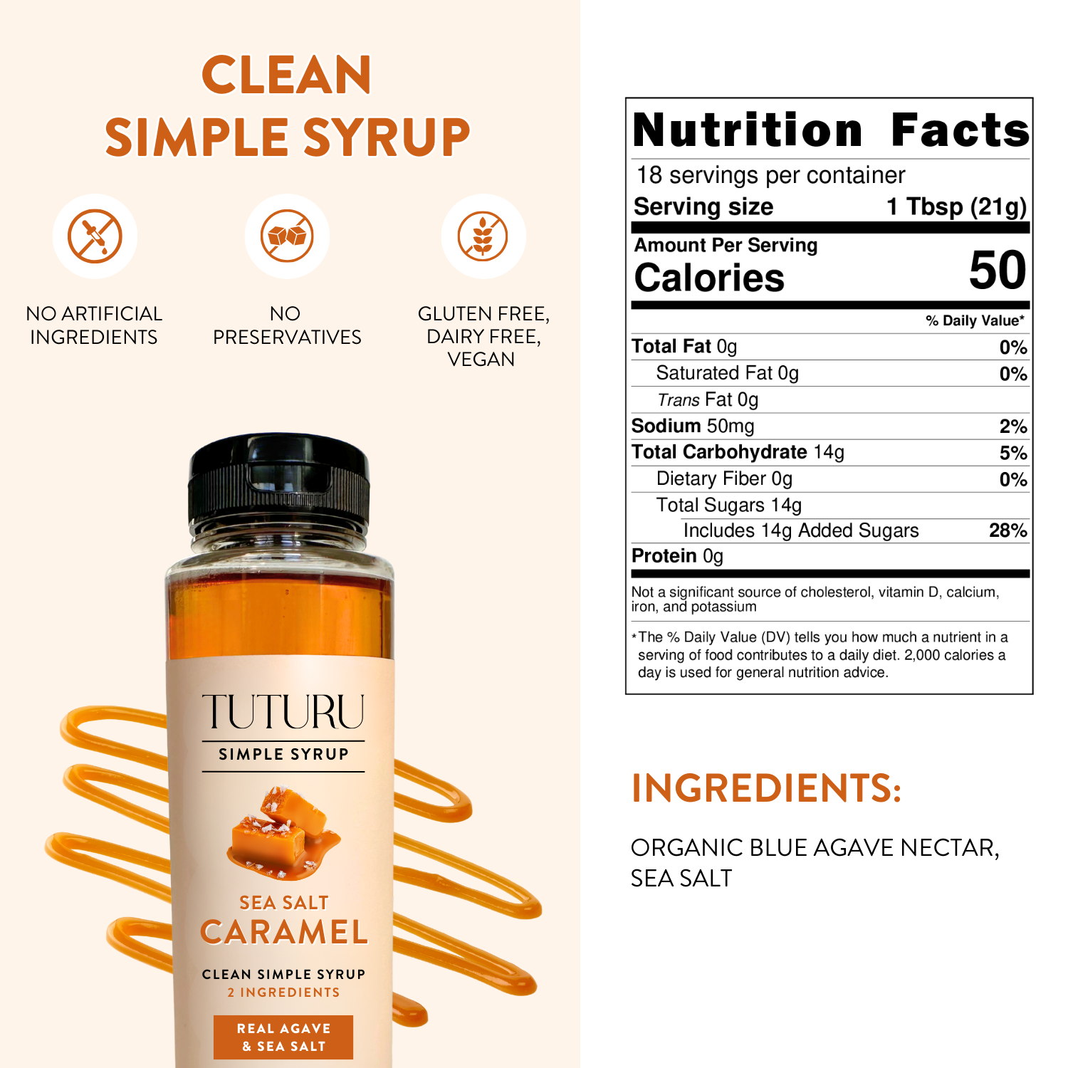 Sea Salt Caramel Simple Syrup