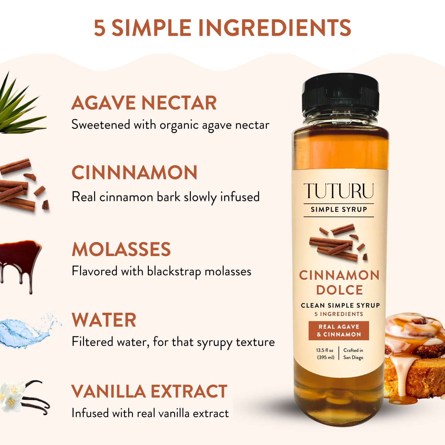 Cinnamon Dolce Simple Syrup