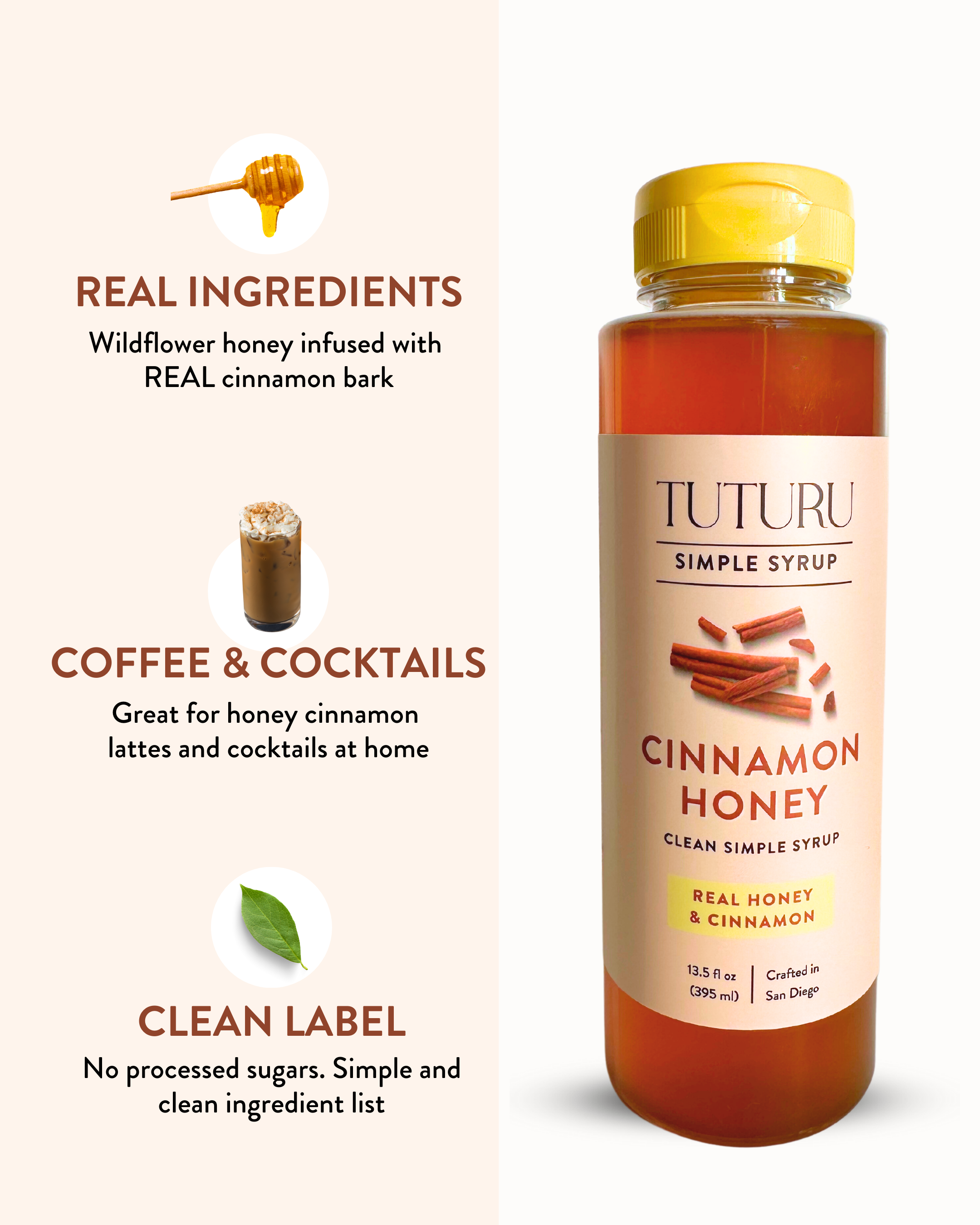 Cinnamon Honey Simple Syrup