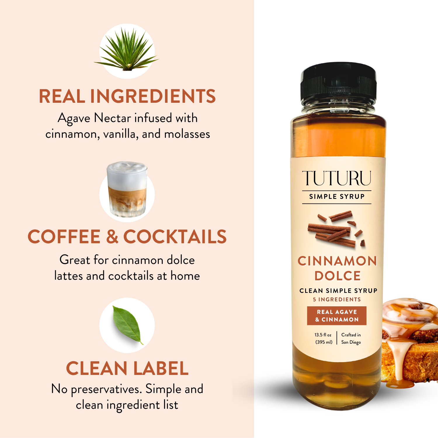 Cinnamon Dolce Simple Syrup