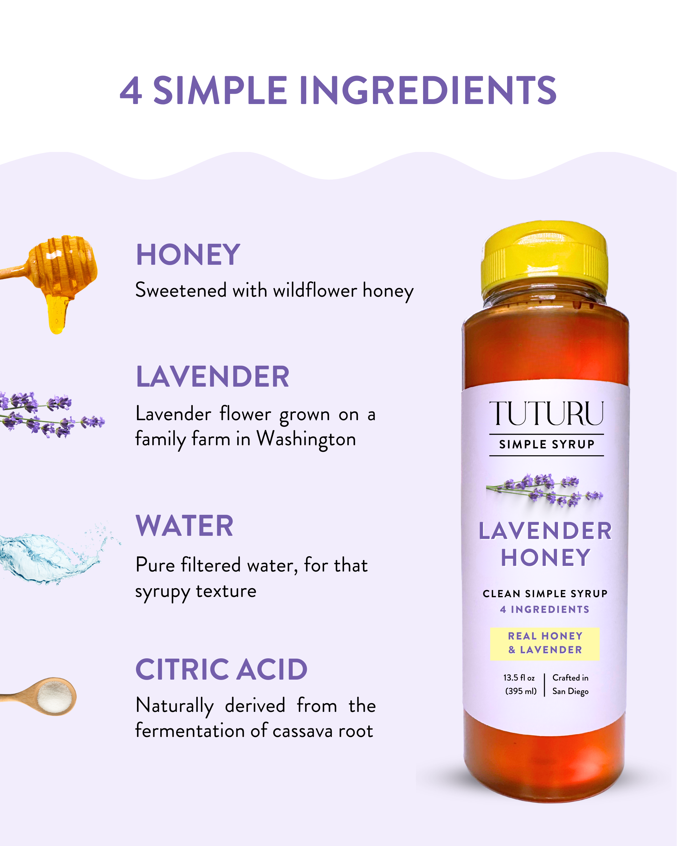 Lavender Honey Simple Syrup