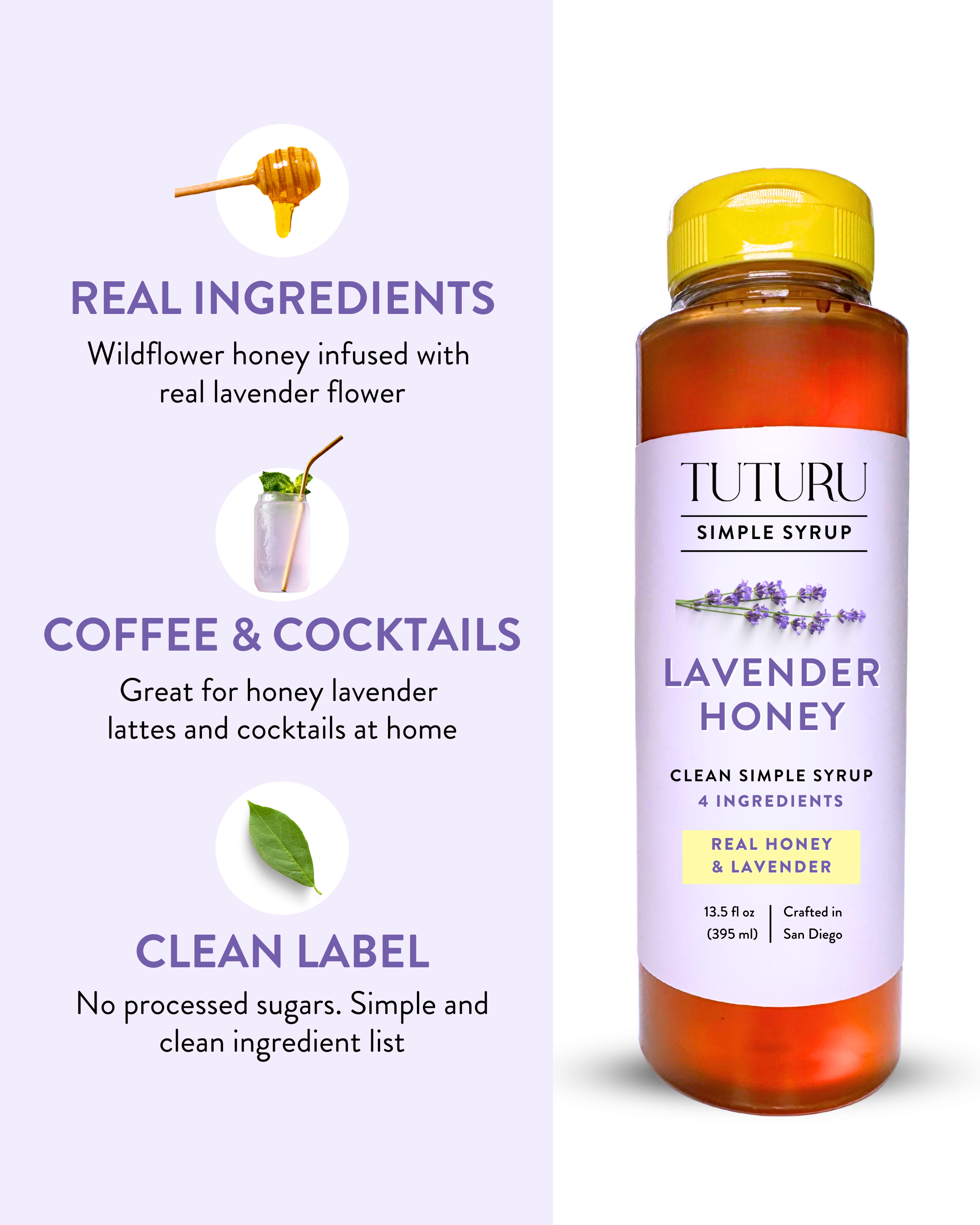 Lavender Honey Simple Syrup