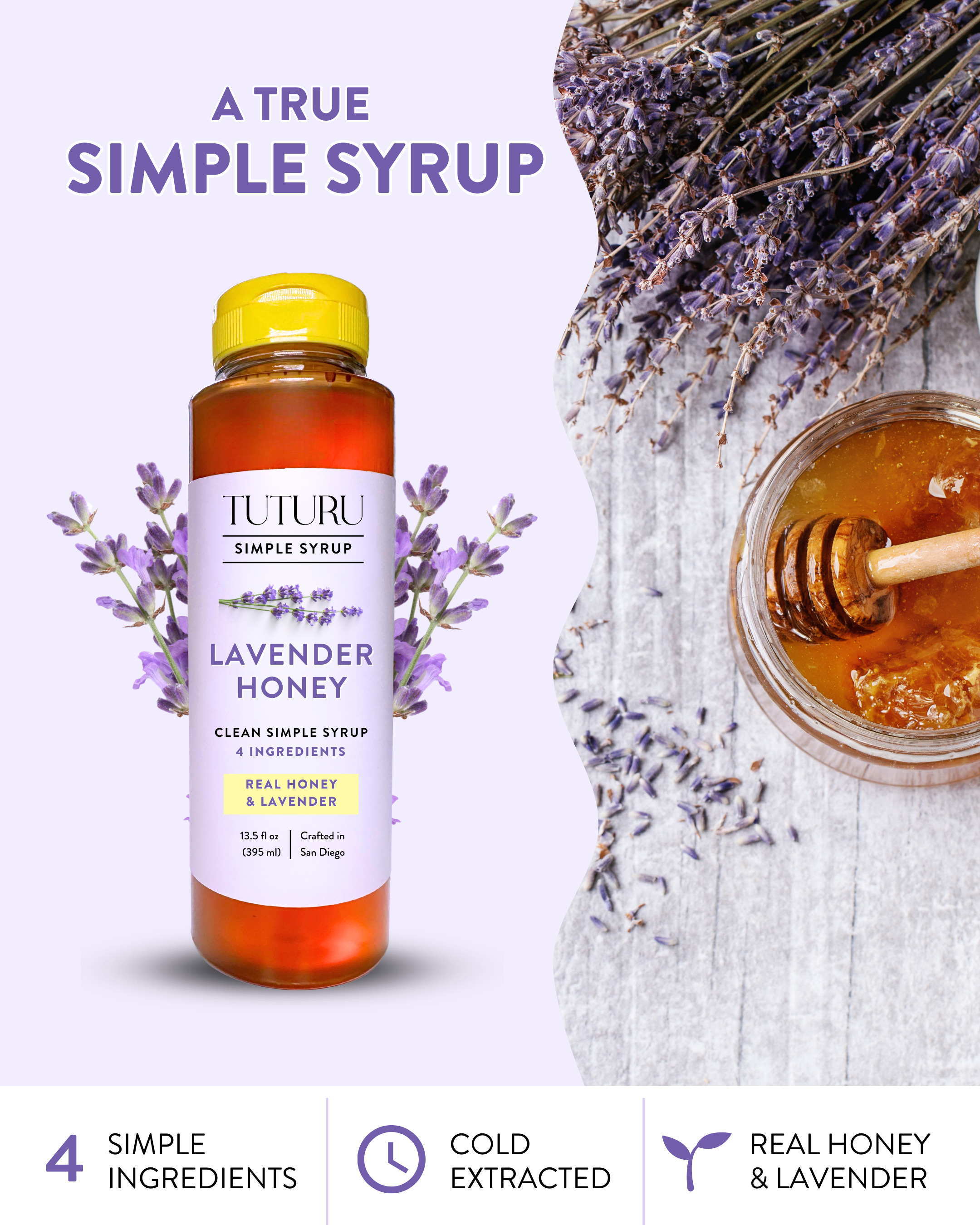 Lavender Honey Simple Syrup