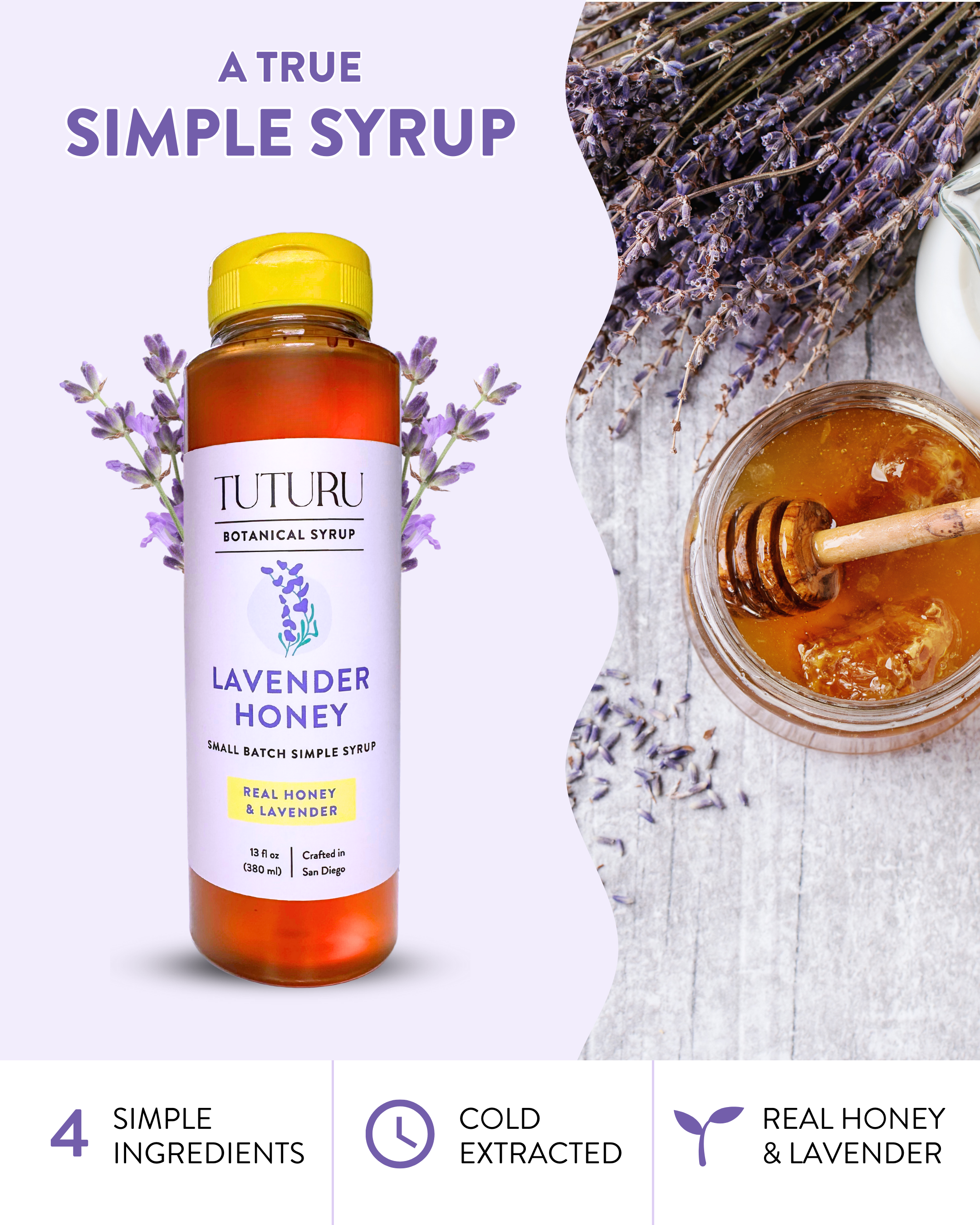 Lavender Honey Simple Syrup