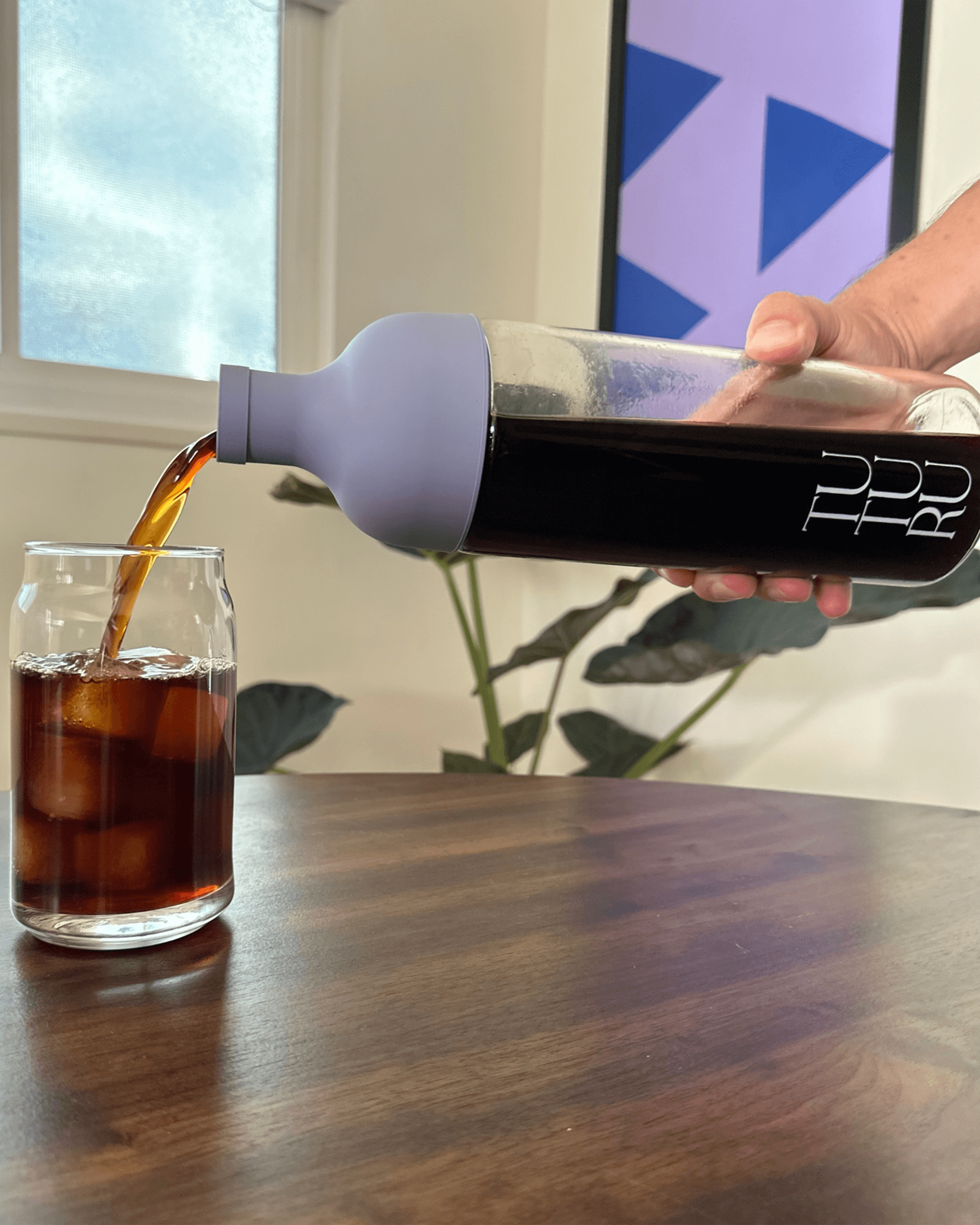 TUTURU glass cold brew bottle